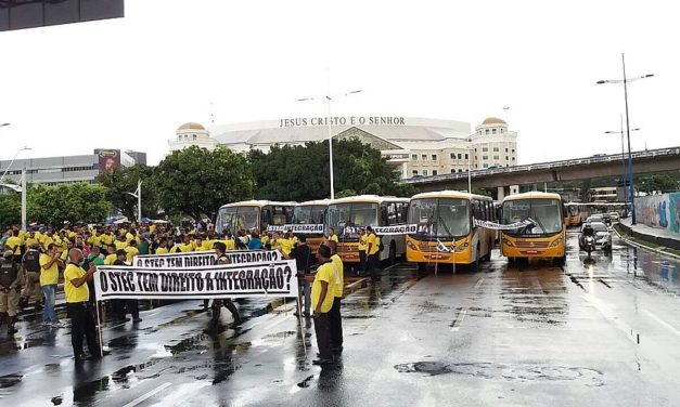 ”Protesto dos rodoviarios”