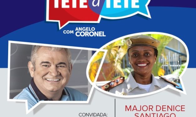 Tête-à-tête: Coronel recebe comandante da Ronda Maria da Penha para discutir violência doméstica